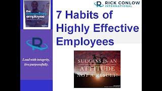 7 Habits of Highly Effective Employees