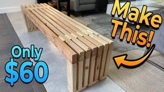 Build This DIY Modern Bench