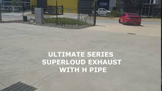 ULTIMATE SERIES SUPERLOUD CAT BACK EXHAUST FOR MUSTANG S550  WITH H PIPE