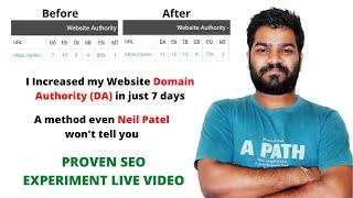 How to Increase Website Domain Authority (DA) in Just 7 Days 