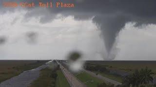 Watch: Tornado moves across Alligator Alley ahead of Hurricane Milton