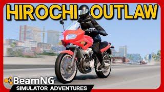 BEST Motorbike Mod EVER! - BeamNG Hirochi Outlaw (FREE!)