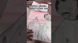 POV a middle child’s art book#stripe #youtubeshorts #sub