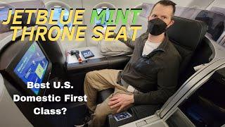 JetBlue Mint! Is it the Best U.S. Domestic First Class? | Throne Seat Flight Review | BOS-LAS