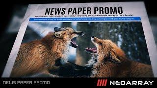 Newspaper Promo (After Effects Template)