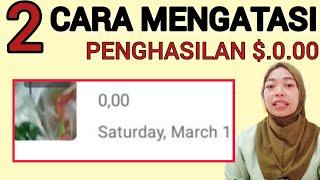 CARA MENGATASI PENGHASILAN $0.00 DI FACEBOOK||FACEBOOK PROFESIONAL