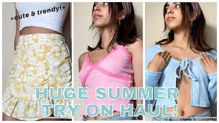 *huge* summer try on clothing haul!