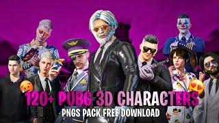 120+ Pubg 3d Character png Pack Free Download | Pubg 3d Characters Png Pack HD For Thumbnail | 2023