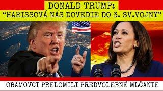 OBAMOVCI PO " OBDOBÍ TICHA"  ZNOVA NA VEREJNOSTI. DÔVODOM JE DONALD TRUMP | TVOTV