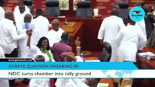 NDC MPs, members jam to 'Charles Opoku sika no yedi' in parliament