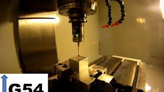 HAAS Super Mini Mill 2 - Setting the G54 Work Offset