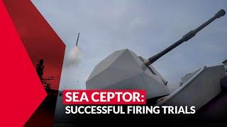 Sea Ceptor firing trials from HMS Argyll