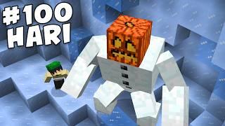 Bertahan Hidup Selama 100 Hari di Minecraft Ice Spike Only