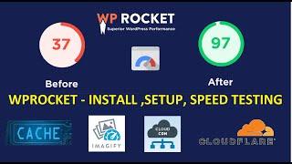 HOW TO SPEED UP OPTIMIZE WORDPRESS WEBSITE by WPROCKET 2023