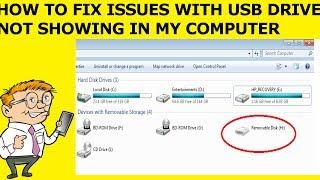 How To Fix Issues With USB Drive Not Showing In My Computer