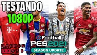 TESTANDO PES 2021 - 8GB RAM I7 4470 RX 550 4GB - RODA BEM ?