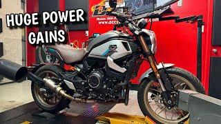 CFMOTO 700CL-X Motorcycle Making Impressive Power w/Exhaust & Tune