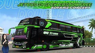 SHARE LIVERY MOD JETBUS 3+ SPEK CUSTOM ADFARIZ CONCEPT (AE ART) FREE | BUSSID V4.2