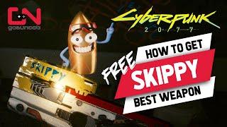 Cyberpunk 2077 SKIPPY Best Free Talking Gun Location - Both Mods Showcase