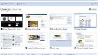 Google Chrome: The New Tab page