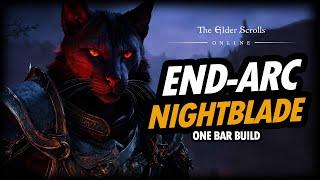 ESO - Infinite Archive One Bar Nightblade Build -  (Status Pro build variant)
