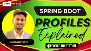 Mastering Spring Profiles: Annotations and Practical Examples Explained
