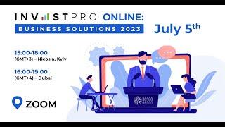 InvestPro Online:Business Solutions 2023 | Business event 2023 | Bosco Conference