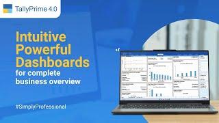 Tally Prime 4.0 | all-new intuitive and powerful dashboards
