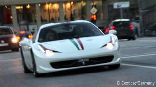 MODIFIED Ferrari 458 Spider - Loud Sound in Hamburg