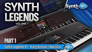 SYNTH LEGENDS V1 (34 new sounds) | KORG KRONOS / NAUTILUS | SOUND LIBRARY