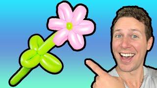 How to Make a Balloon Flower - Balloon Twisting Tutorial