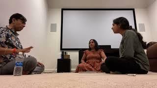 A Short snippet of a pallavi class with guru Shri K.N. Shashikiran