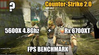 Counter strike 2 Competitive AMD Ryzen 5 5600X + RX 6700XT 1080P 900P 768P Very HIGH/LOW