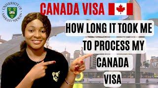 CANADA VISA (How long it took me to get my school and visa application approved)
