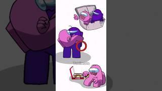 Among us Rodamrix || Follow the circle ⭕ || Pink x Purple || #animation meme #amongus #tanimate