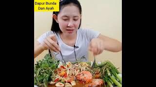 Makan Menu Sehat ala Desi Bihun Asam Pedas Rebusan Udang dan Sayuran