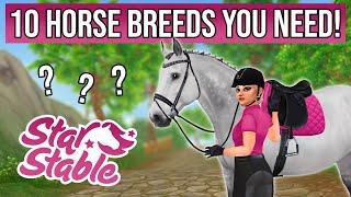 10 Horse Breeds you need in Star Stable!