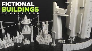 Fictional BUILDINGS Size COMPARISON | 3D [Real Scale] 