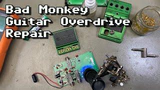 Digitech Bad Monkey Guitar Overdrive Pedal Repair