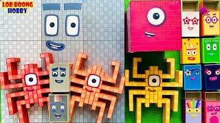 Meet Numberblocks NEW 2200 Puzzle Tetris Shape| ASMR chirping of birds