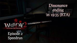 White Day 2 Any% Episode 2 speedrun in 19:35 (RTA)