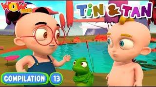 Cartoon Video | Tin And Tan | Kids Show | Compilation 13 | WowKidz Jr