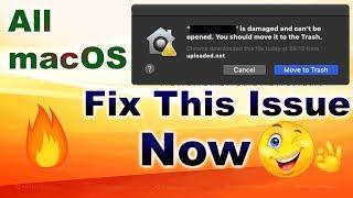 How To Fix “App is Damaged Can’t Be Opened" All macOS