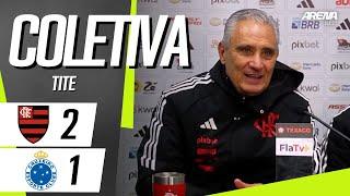 COLETIVA TITE | AO VIVO | Flamengo x Cruzeiro - Brasileirão 2024
