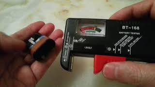 Battery tester BT-168 review