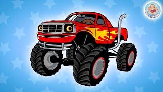 Monster Truck Song - Big Cars - Songs for Kids