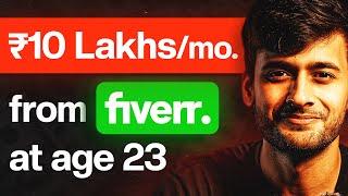 23 YEAR OLD Earns 10 LAKHS/Month As Fiverr Freelancer  | Ishan Sharma