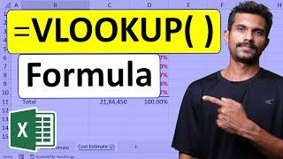 How to use the VLOOKUP formula in Excel