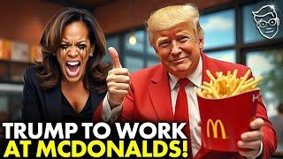 Trump Makes SHOCKING Announcement: 'I'm WORKING at McDonalds!' | Kamala SCREAMS