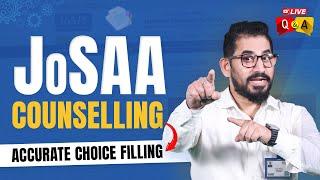 JoSAA Counselling 2024 | Accurate Choice filling For IITs, NITs, IIITs, & GFTIs  Live Q/A | ALLEN